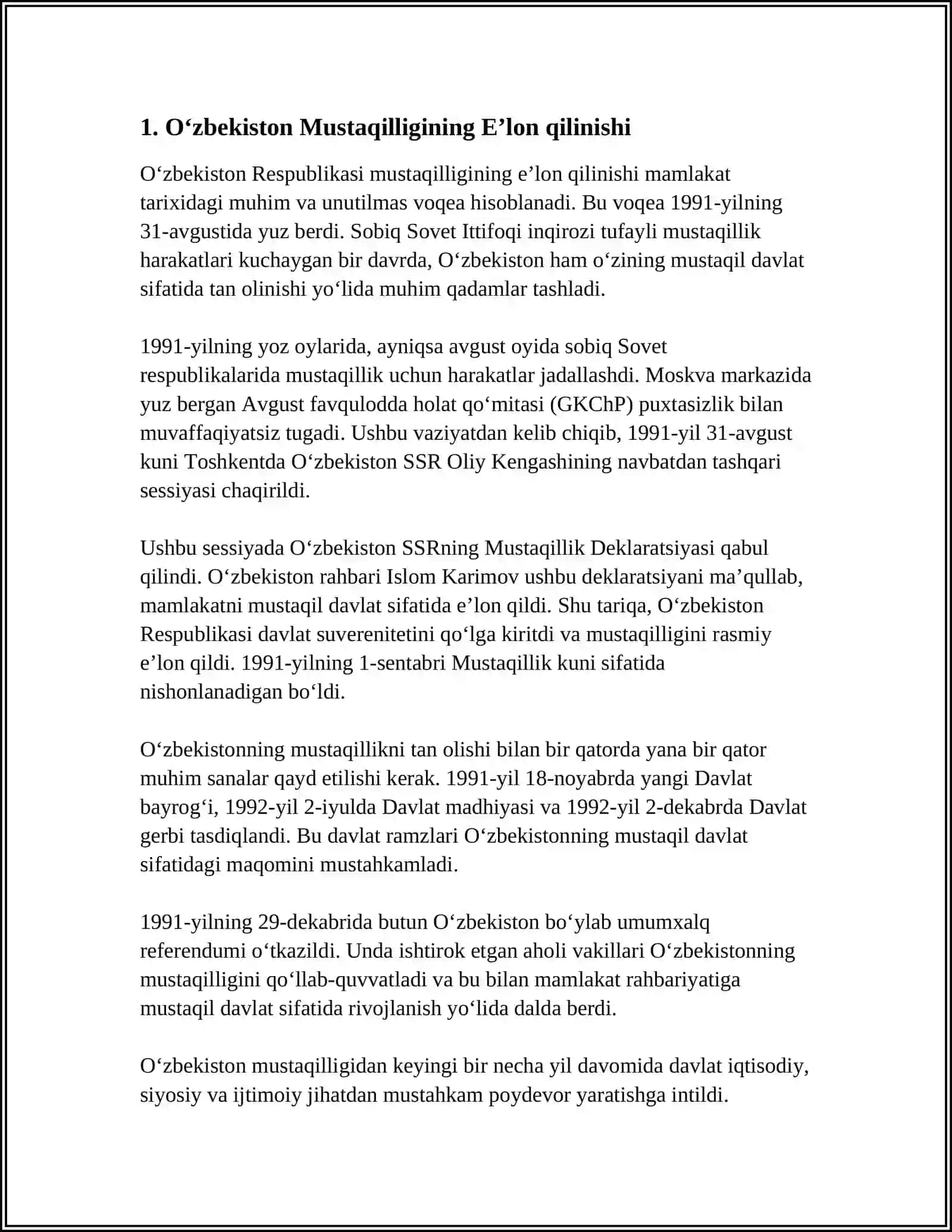 ÓZBEKISTONNING ENG YANGI TARIXI 3