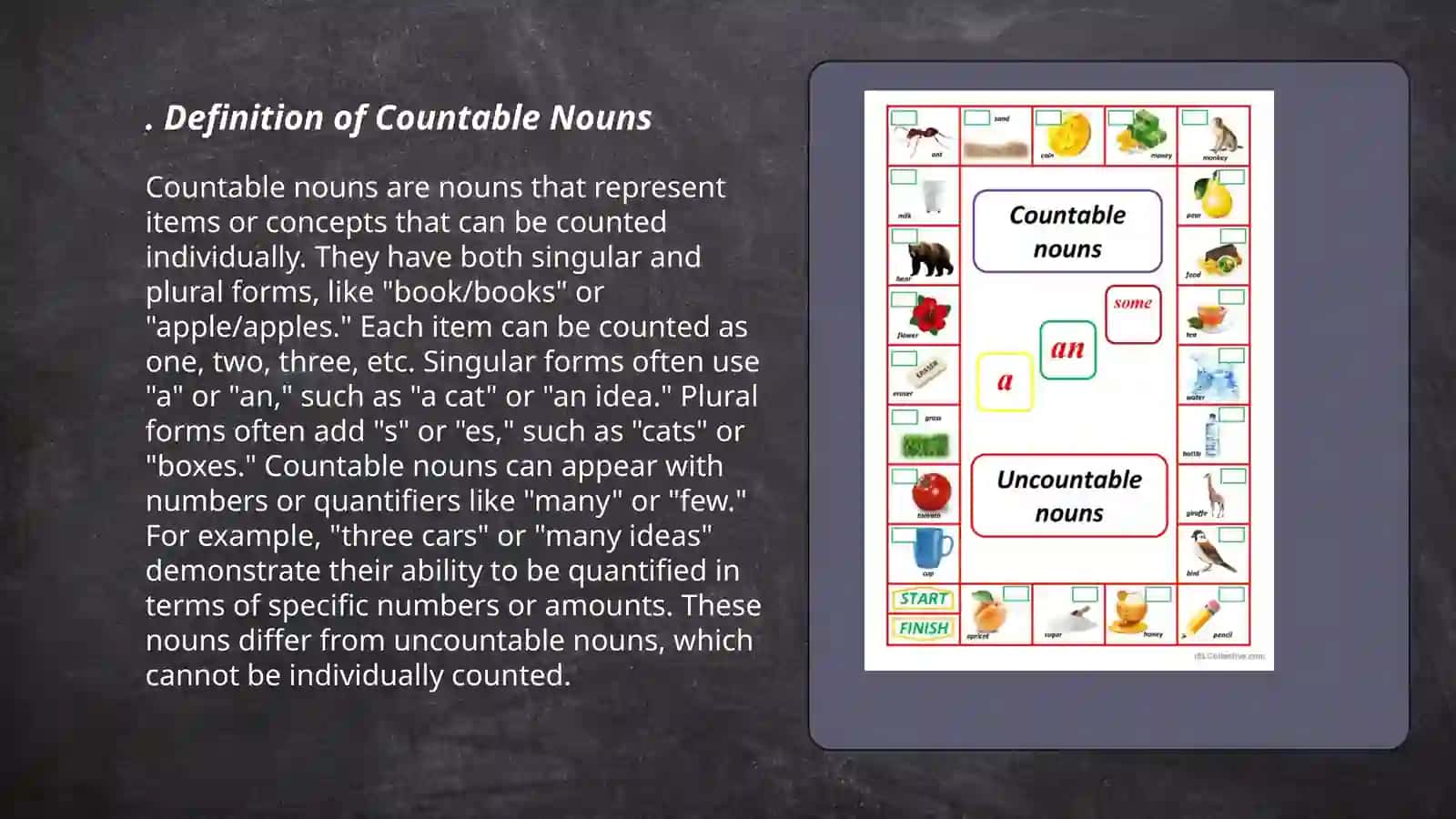 Countable and uncountable 3