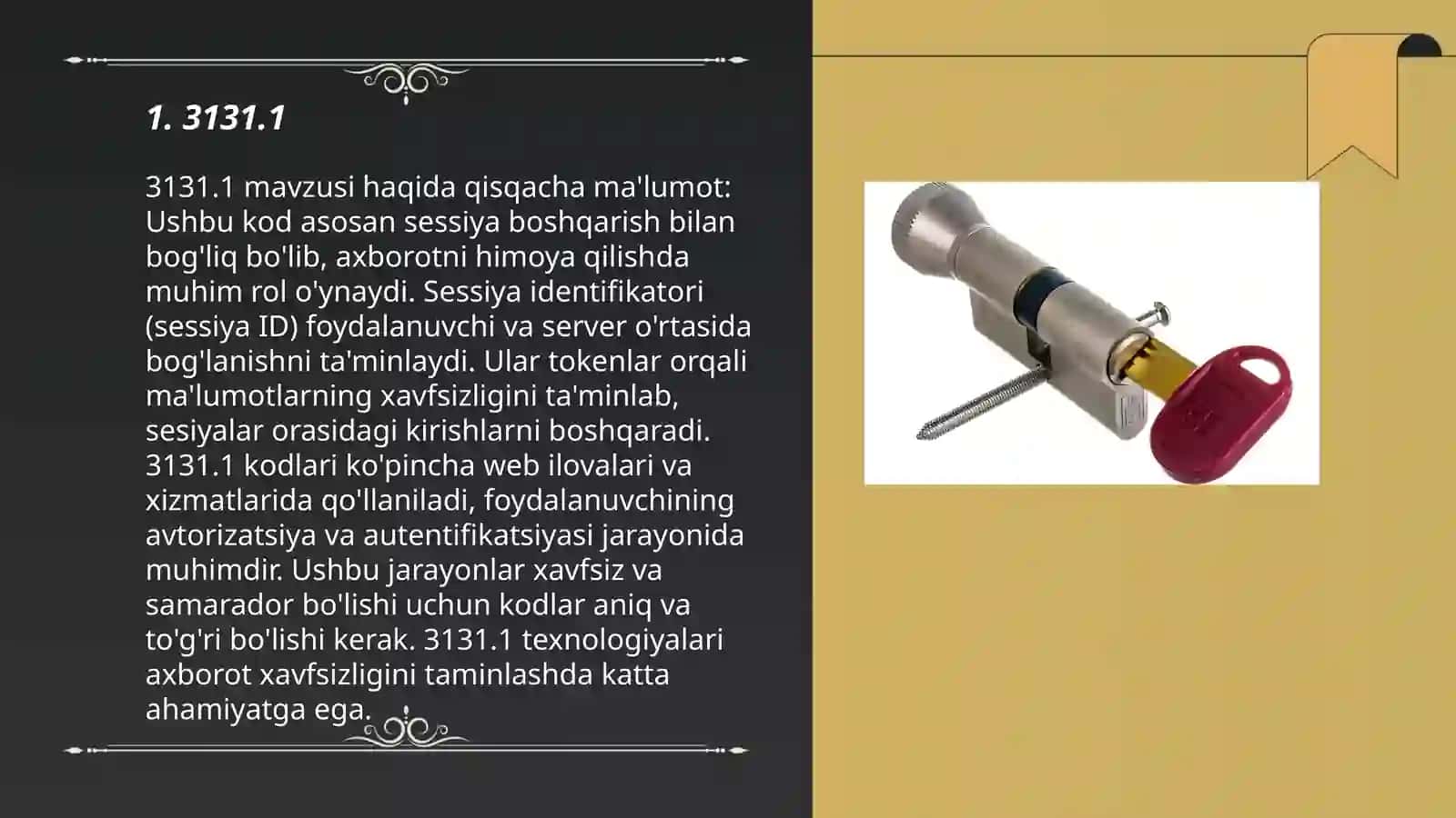 3131.1 mavzusi haqida qisqacha ma'lumot 3