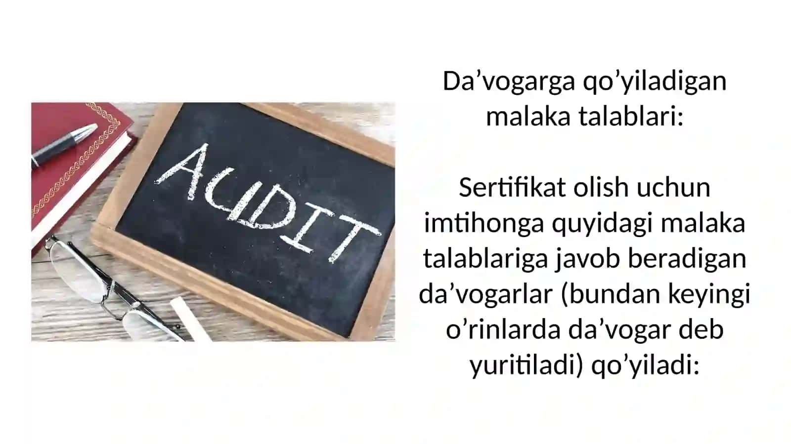 Ichki auditorni sertifikatlash tartibi 3