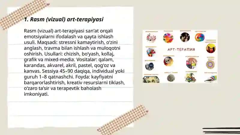 Rasm (vizual) art-terapiyasi 3
