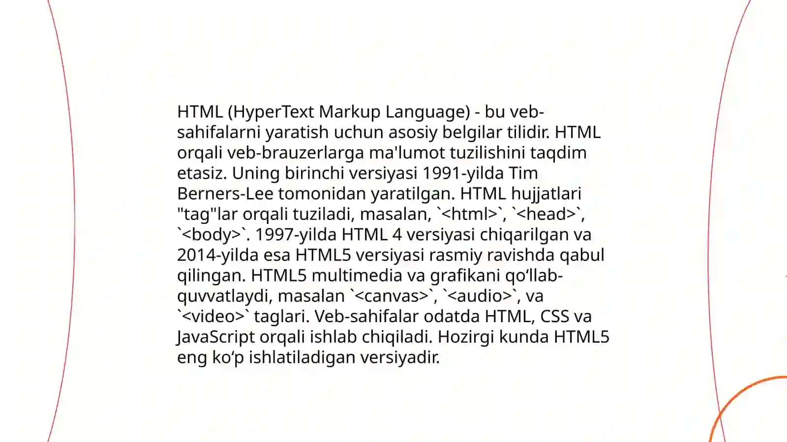 HTML asoslari 3