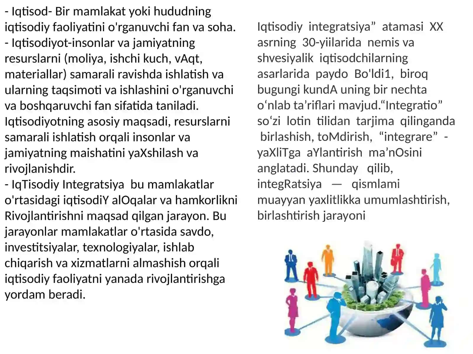 IQTISODIY INTEGRATSIYA 3