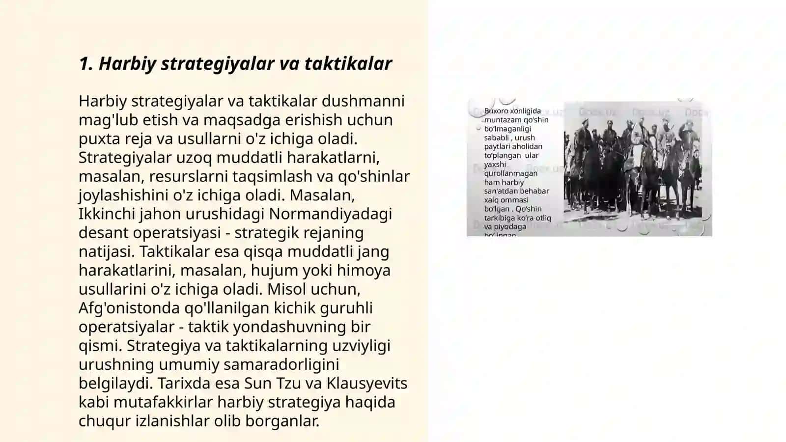 Oʻrta Osiyo xonliklarida harbiy ishlar 3