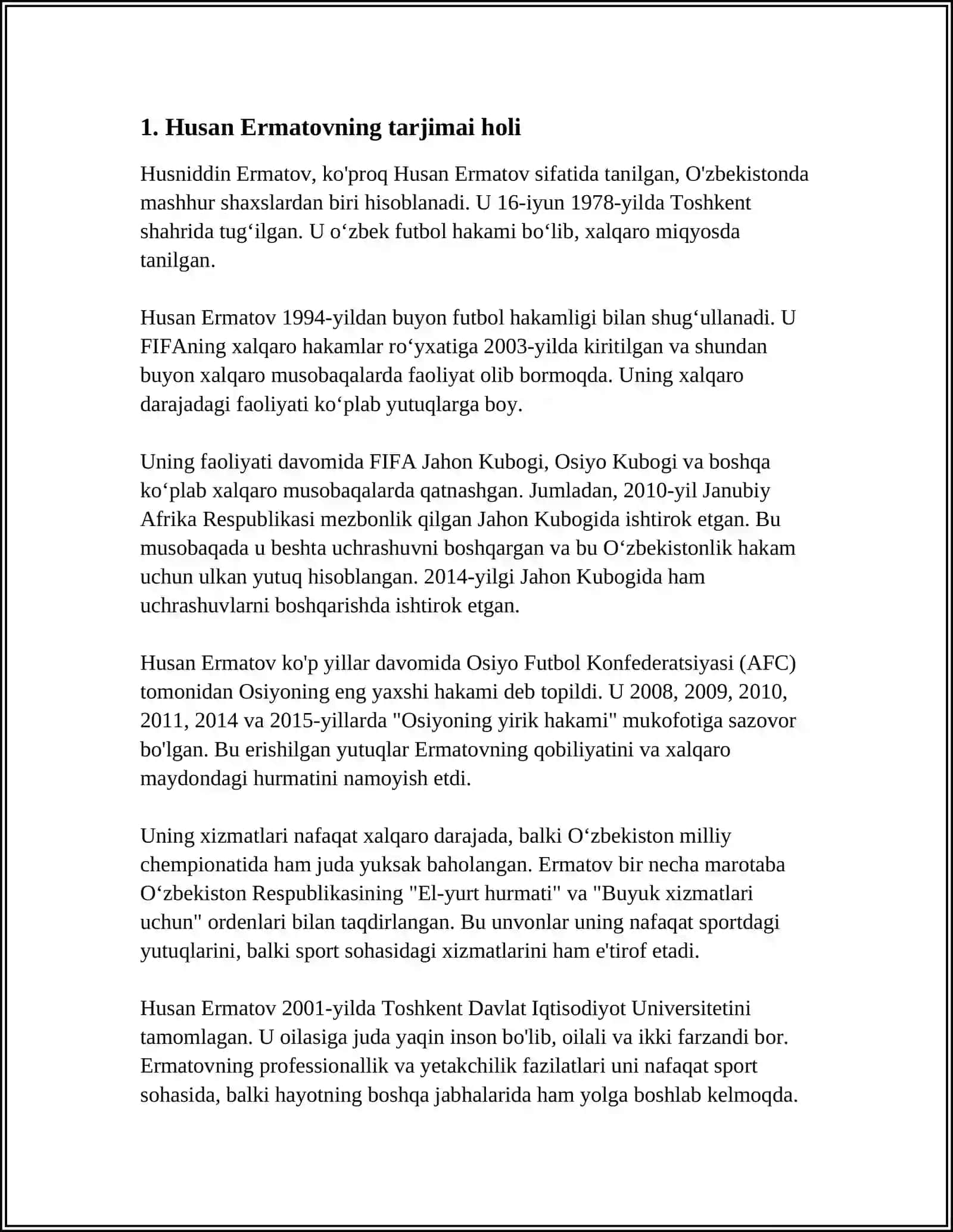 HUSAN ERMATOVNING MUHARRIRLIK FAOLIYATI 3