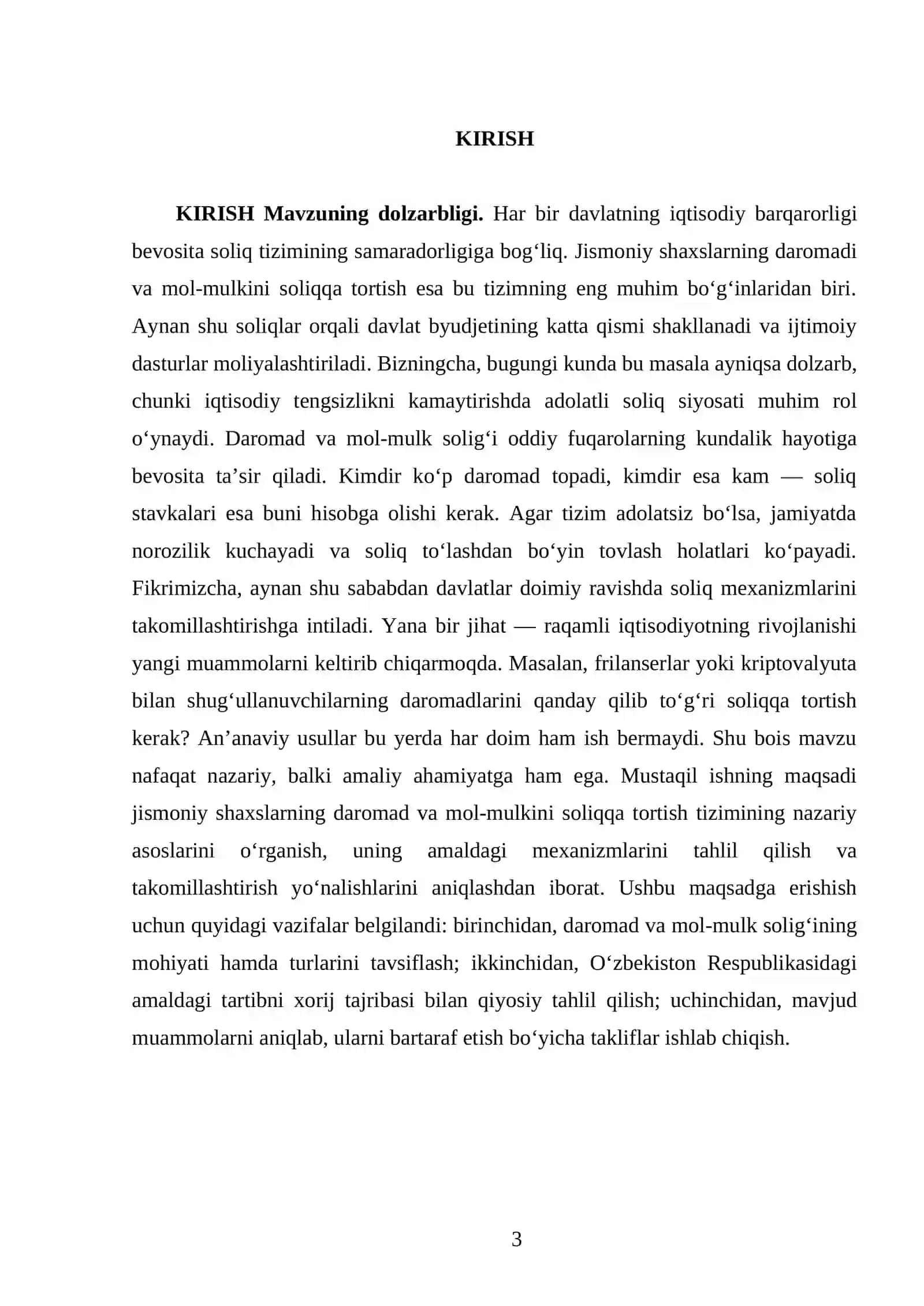 Jismoniy shaxslarning daromadi va mol-mulkini soliqqa tortish 3