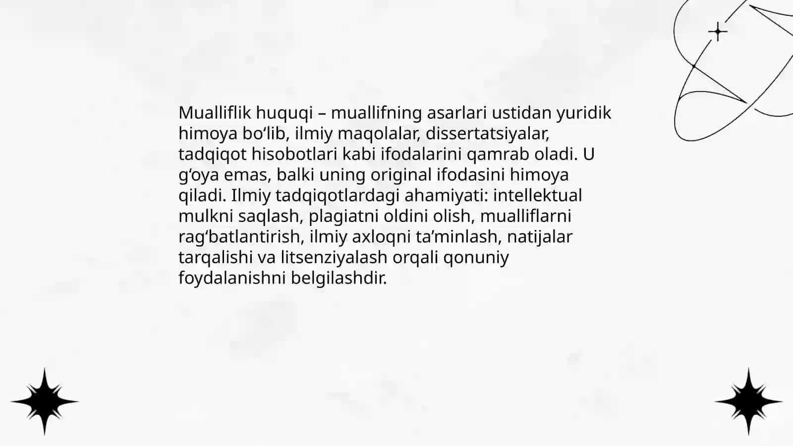 Tadqiqotda mualliflik huquqi va unga rioya qilish 3