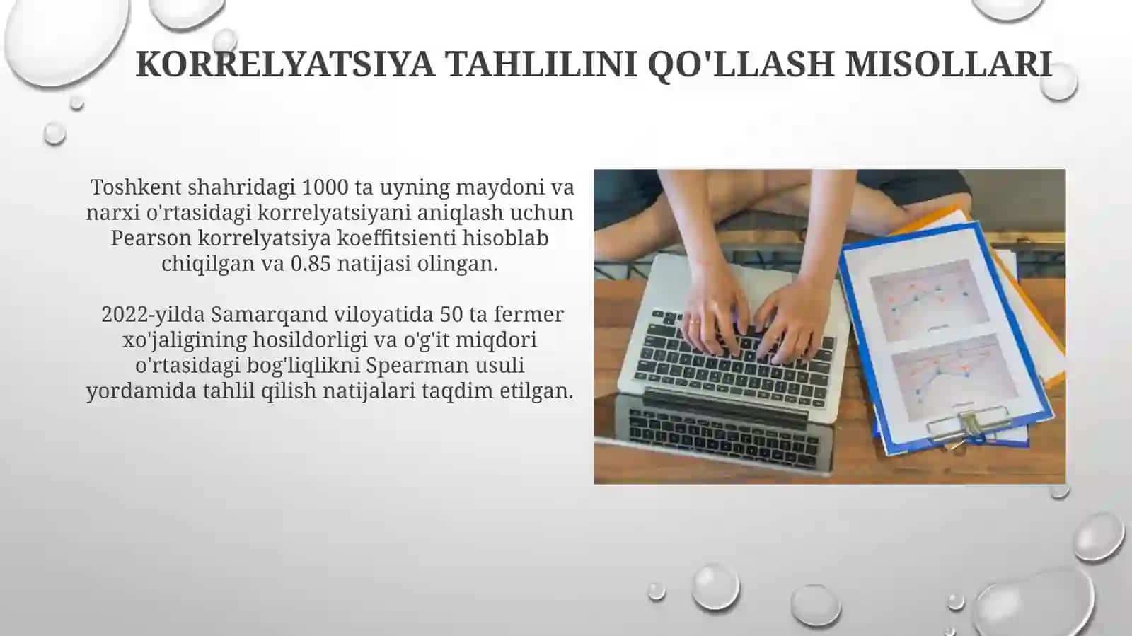 Korrelyatsion tekshiruv usullari 3