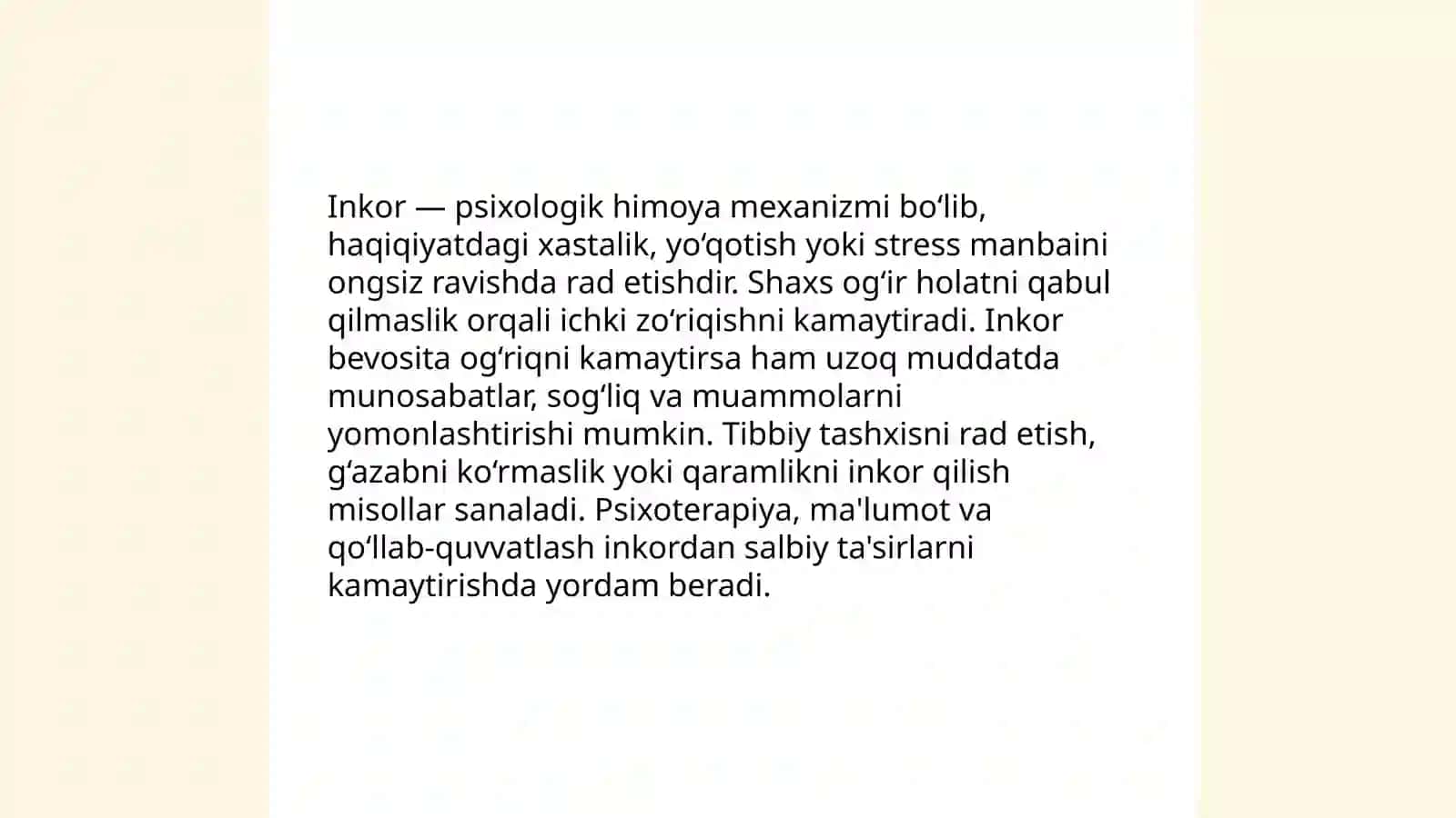 Psixologik himoya mexanizmlari 3