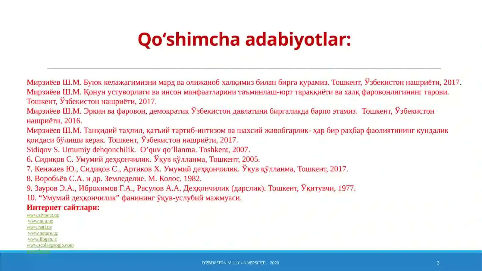 МА’RUZA «Dеhqonchilik fanining prеdmеti va vazifasi» 3