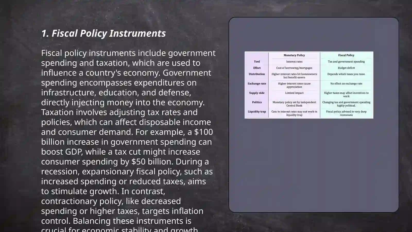 Fiscal, Monetary and Foreign trade policies 3