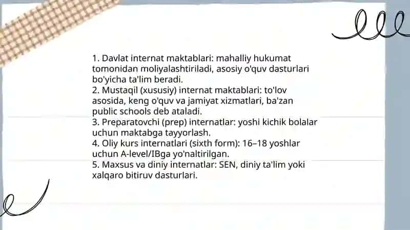 Buyuk Britaniyada internat maktablari 3