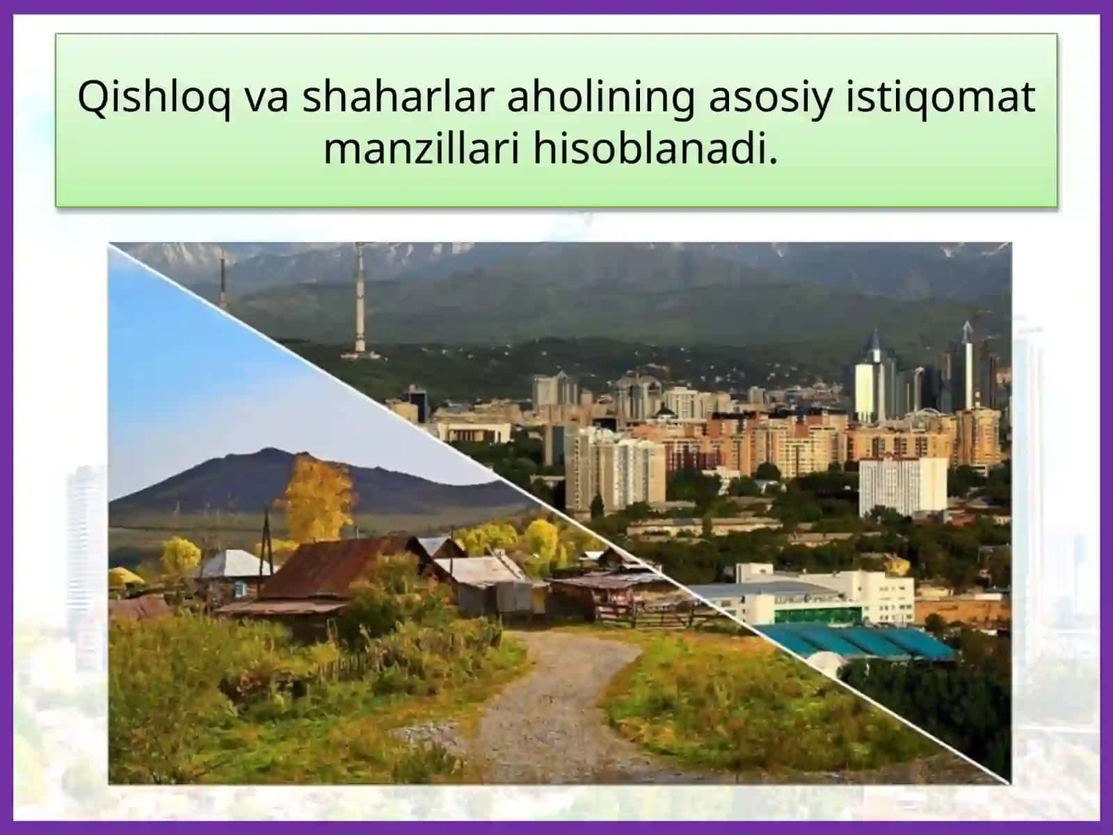 Jahonmamlakatlarining urbanizatsiyasi 3
