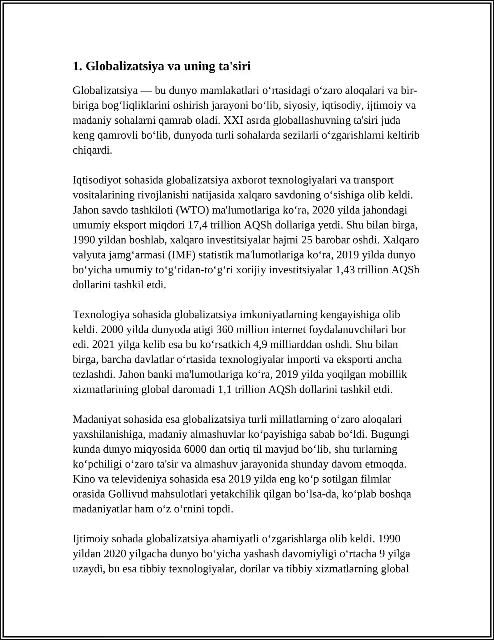 GLOBALLASHUV VA SEKULYAREZATSIYA JARAYONLARI 3