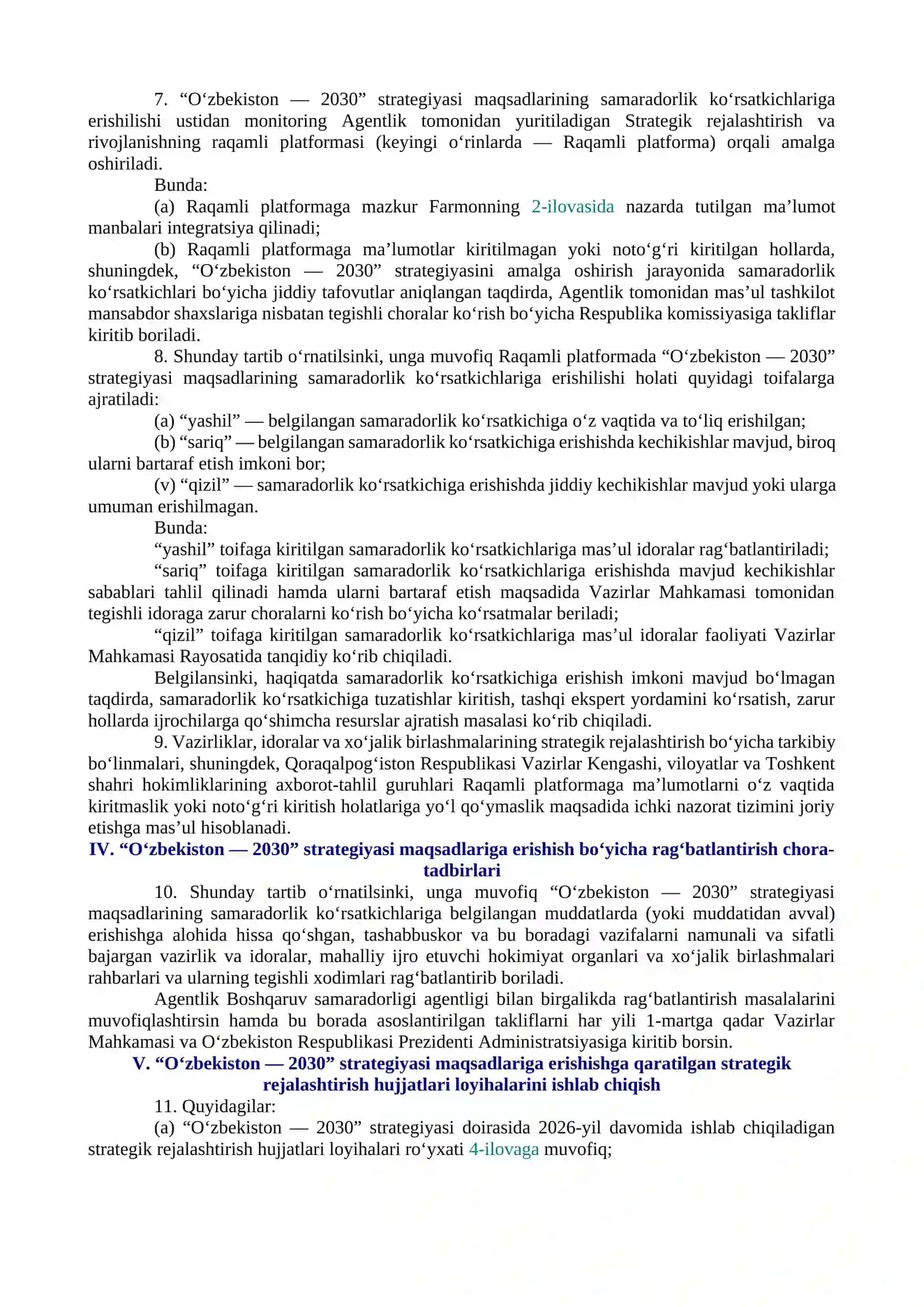Oʻzbekiston — 2030 strategiyasi 3
