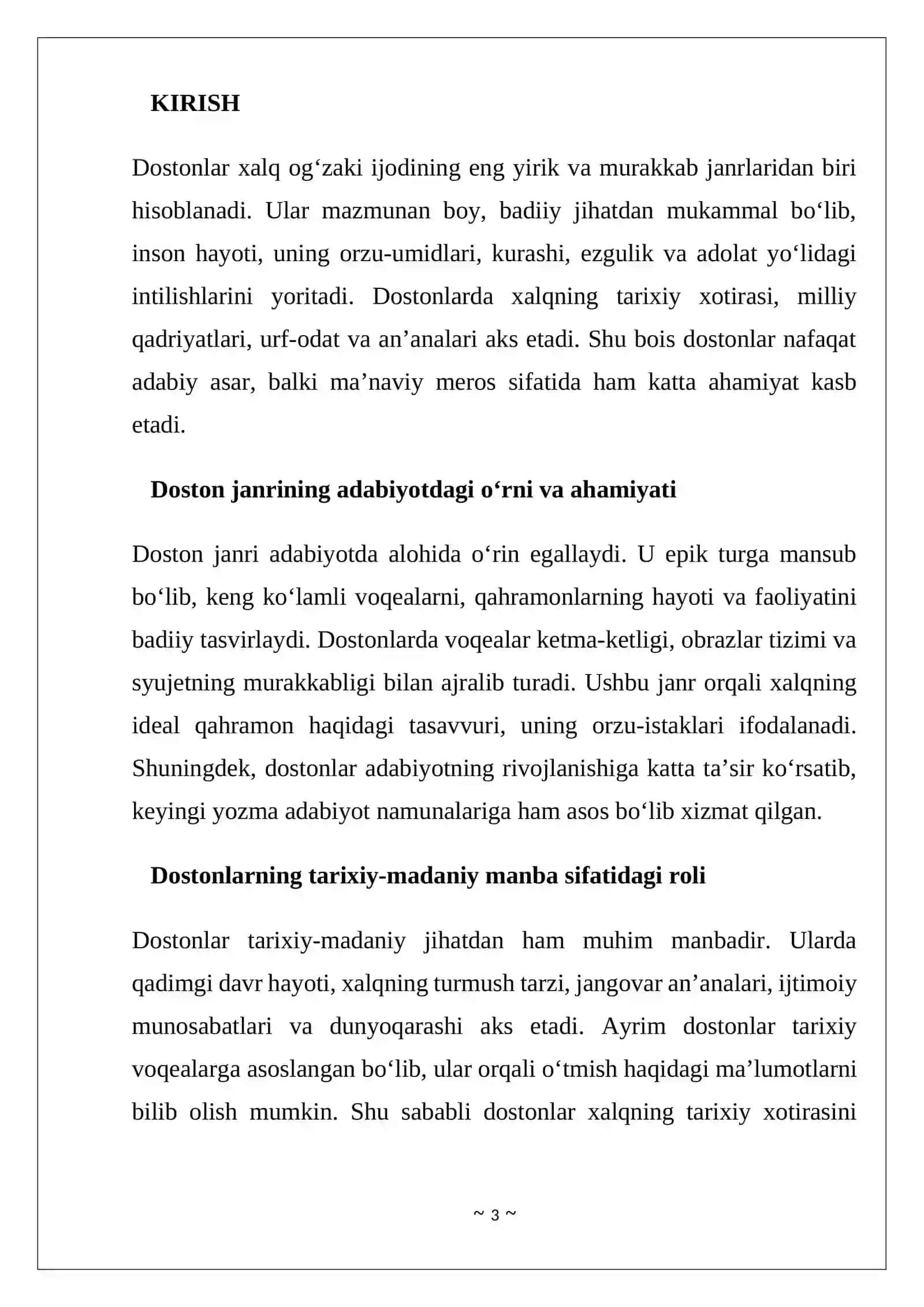 Dostonlarda qahramonlik, mardlik va vatanparvarlik g‘oyalarining aks etishi 3