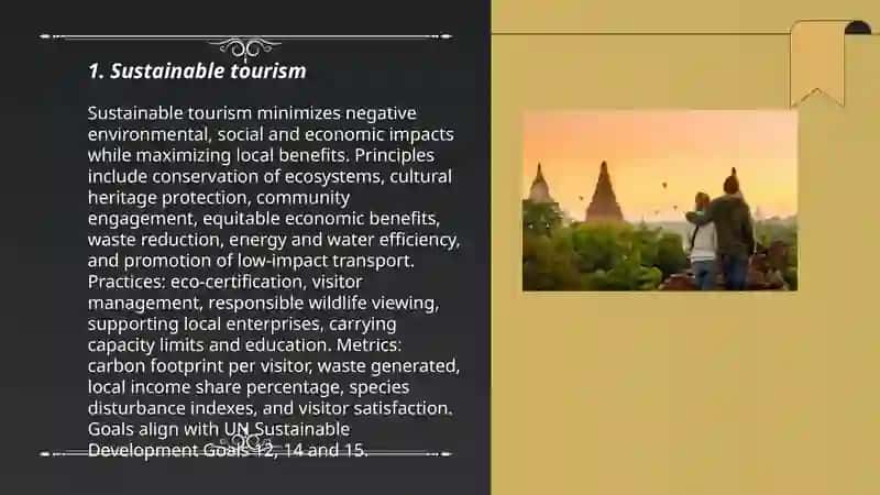 Sustainable tourism 3