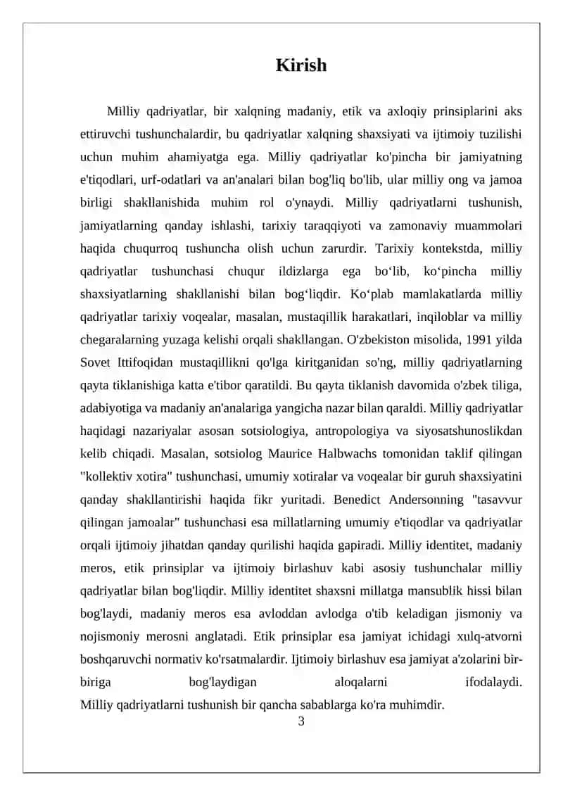 Milliy qadriyatlar 3