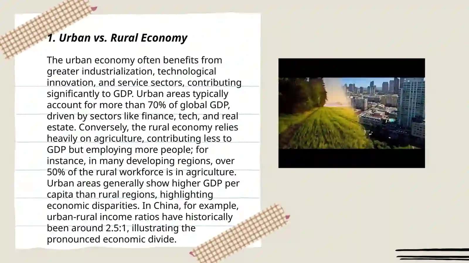 City and country life 3