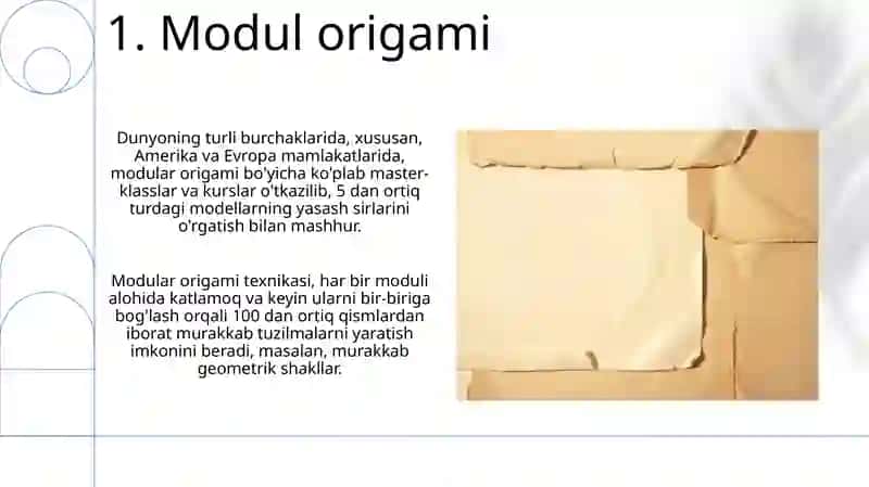 Modul origami 3