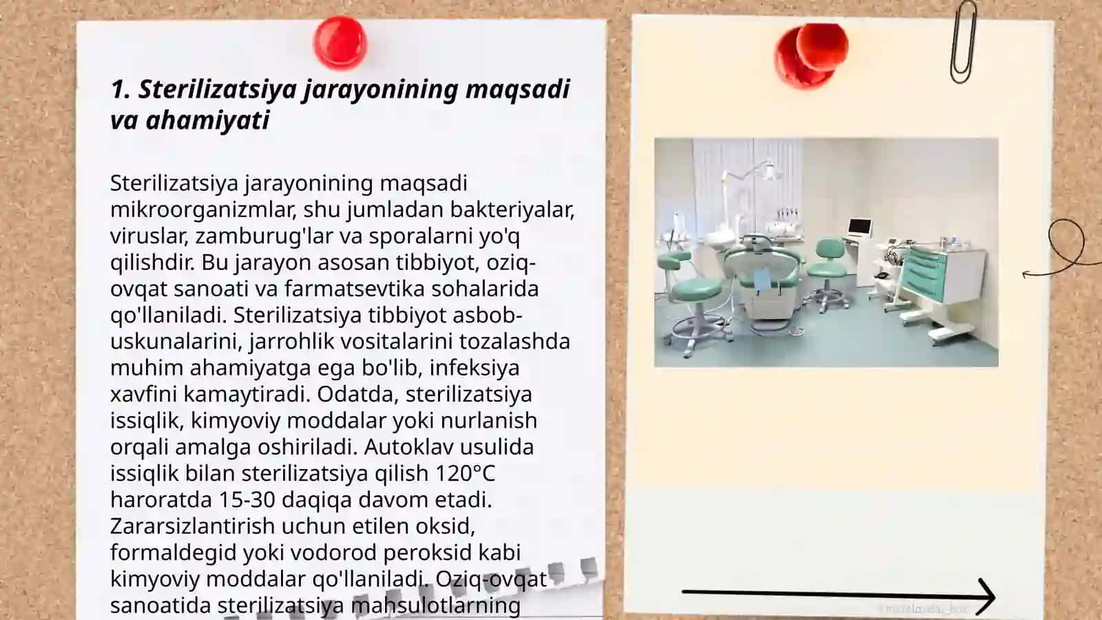 Terapevtik stomatologiyada sterilizatsiya usullari 3