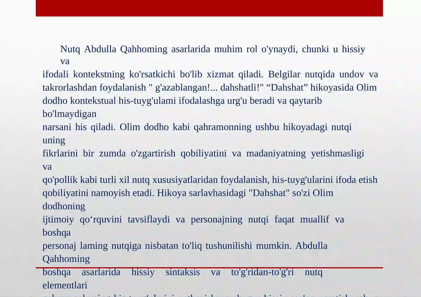 A.Qahhor asarlarida nutq va notiqlik masalalari 3