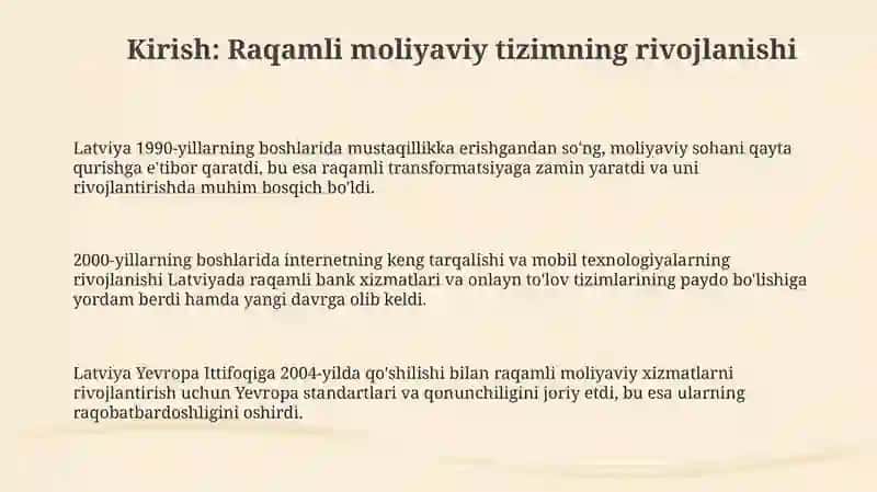 Latviya:Raqamlimoliyatizimi 3
