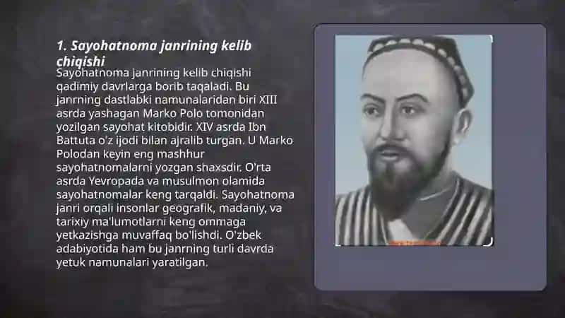 Sayohatnoma janri 3