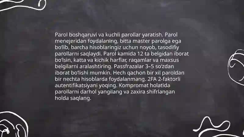 shaxsiy ma'lumotlarni himoya qilish usullari 3