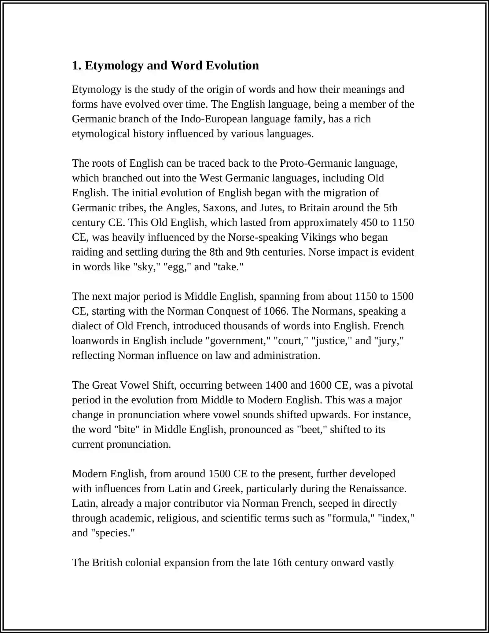 Theme: SEMANTIC STRUCTURE OF ENGLISH WORD CHANGES 3