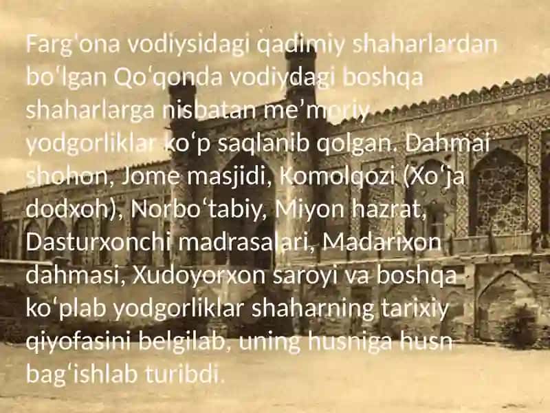 Farg'ona vodiysi san'at obidalari 3