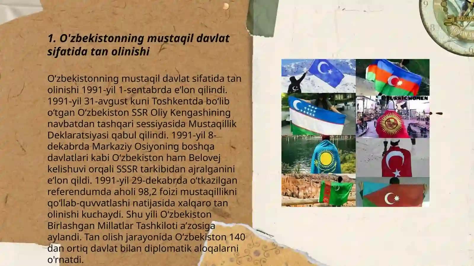 O'zbekiston va javon hamjamiyati haqida slayd 3