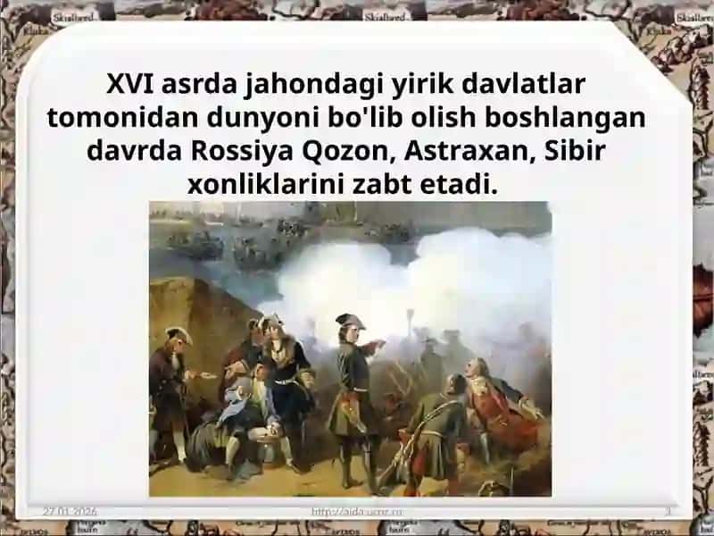 O'ZBEK XONLIKLARI VA RASSIYA IMPERIYASI MUNOSABATLARI 3