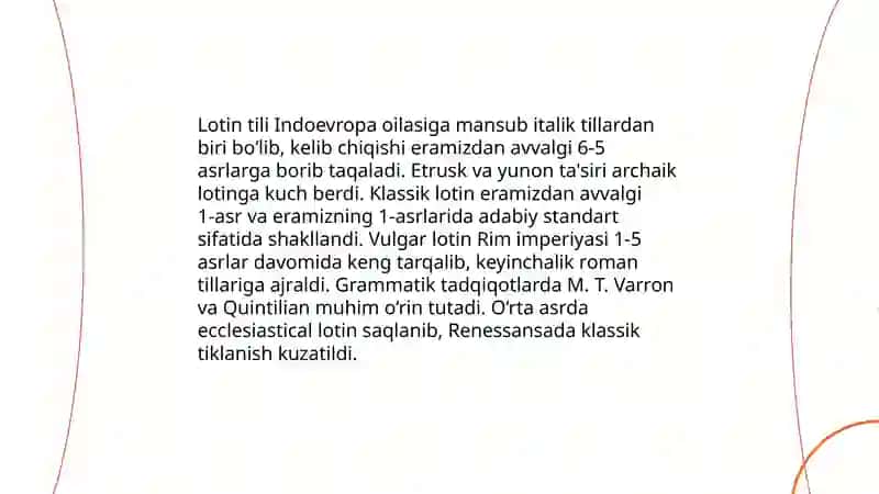 Qadimgi Rim tilshunosligi 3