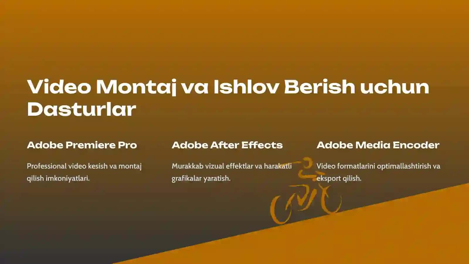 Video va Animatsiya uchun Adobe Dasturlari 3