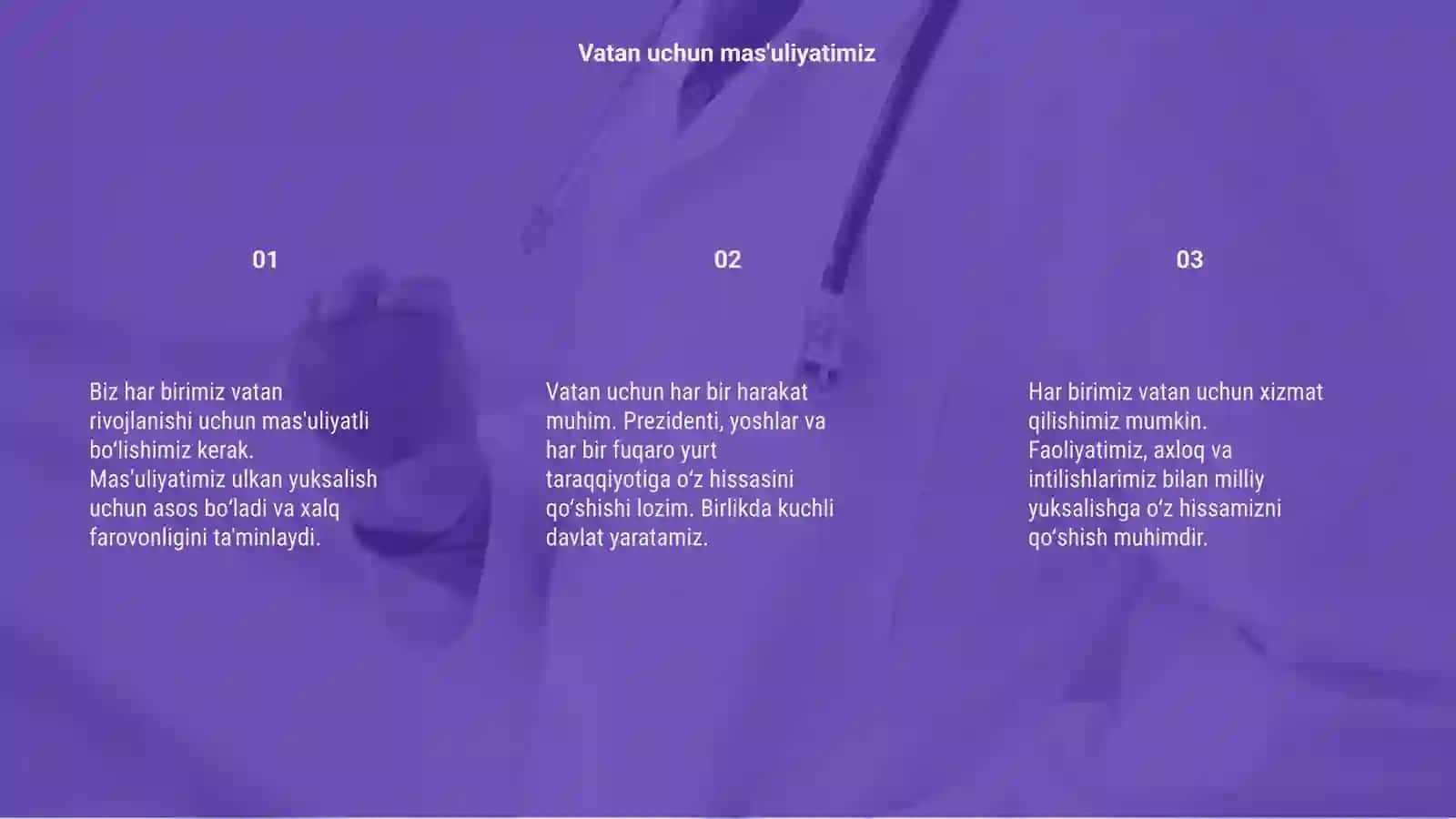 Vatan taraqqiyotiga men ham masʼulman 3
