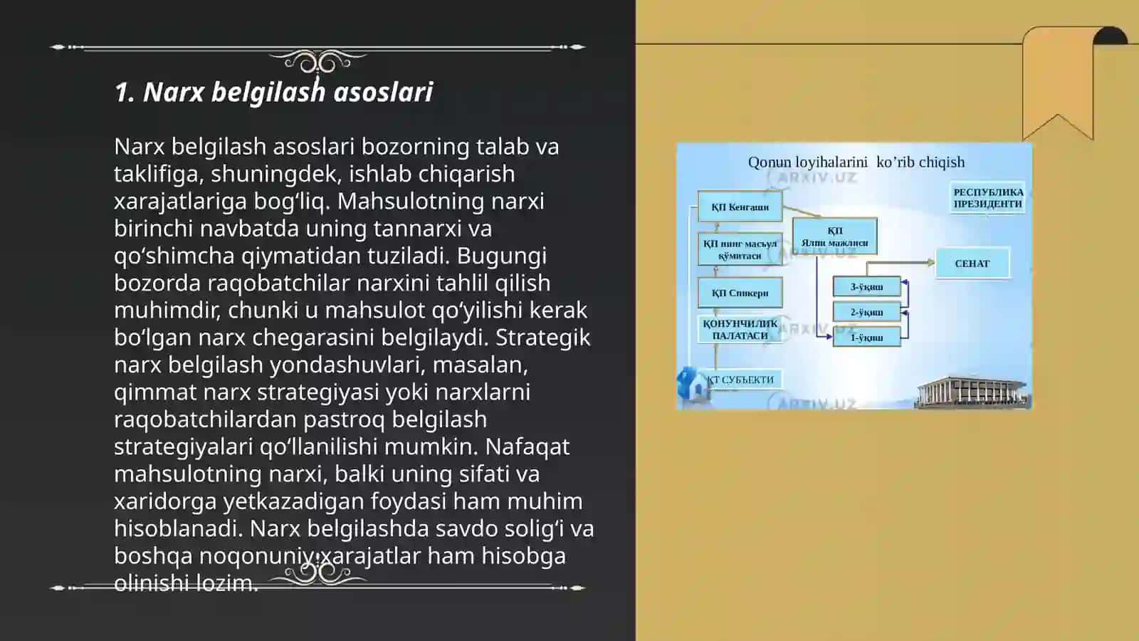 Narx belgilash asoslari 3