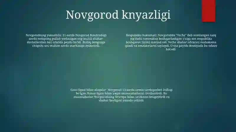 11-15 Asrlarda Rus Knyazliklari 3