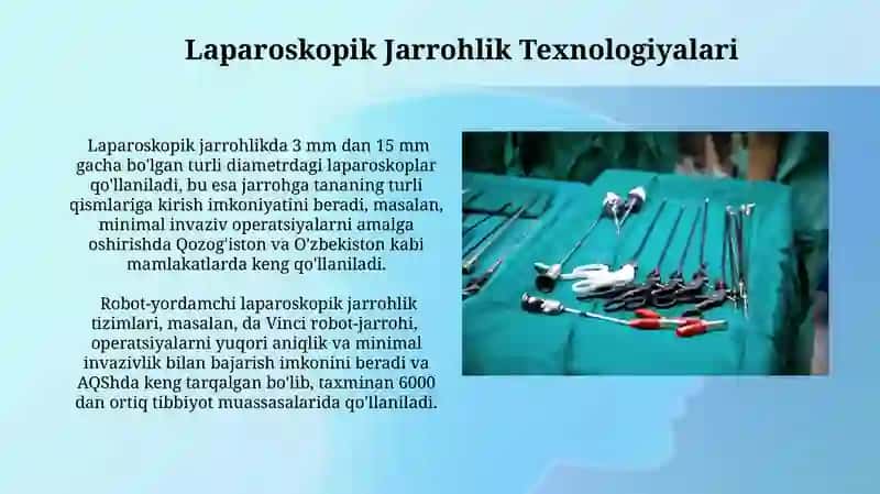 Zamonaviy xirurgik asbob uskuna va moslamalar 3