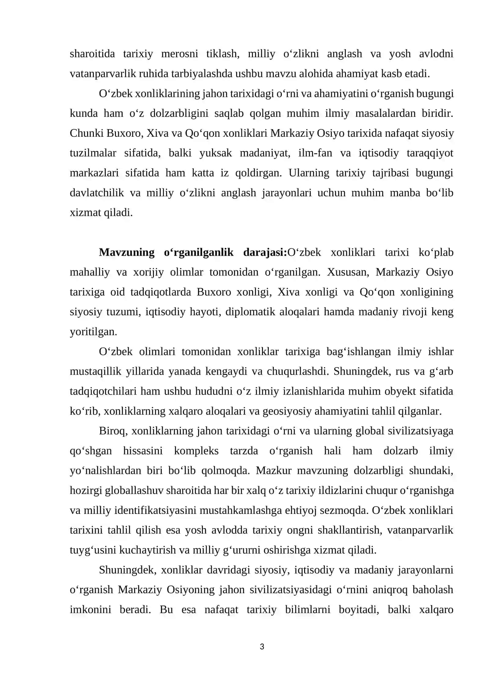 O'zbek xonliklarining jahon tarixidagi o'rni 3