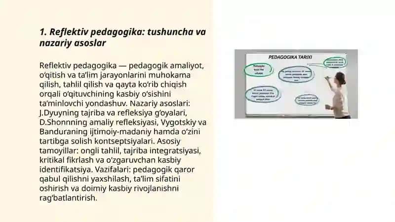 Reflektiv pedagogikaning ilmiy asoslari va amaliy jihatlari 3
