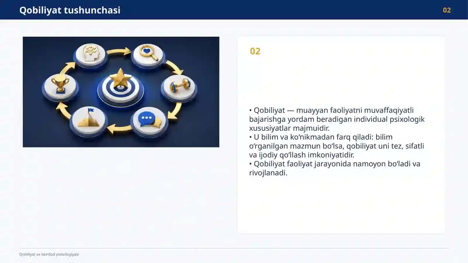 Qobiliyat va iste'dod psixologiyasi 3