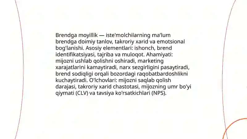 Brendga moyillik vа uni bоshqаrish 3