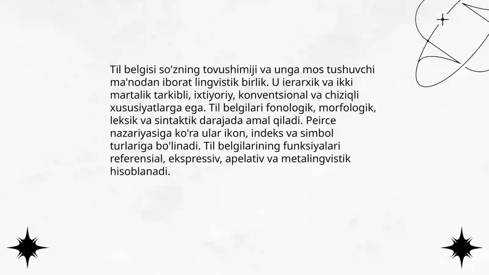 Til belgilari sistemasi 3