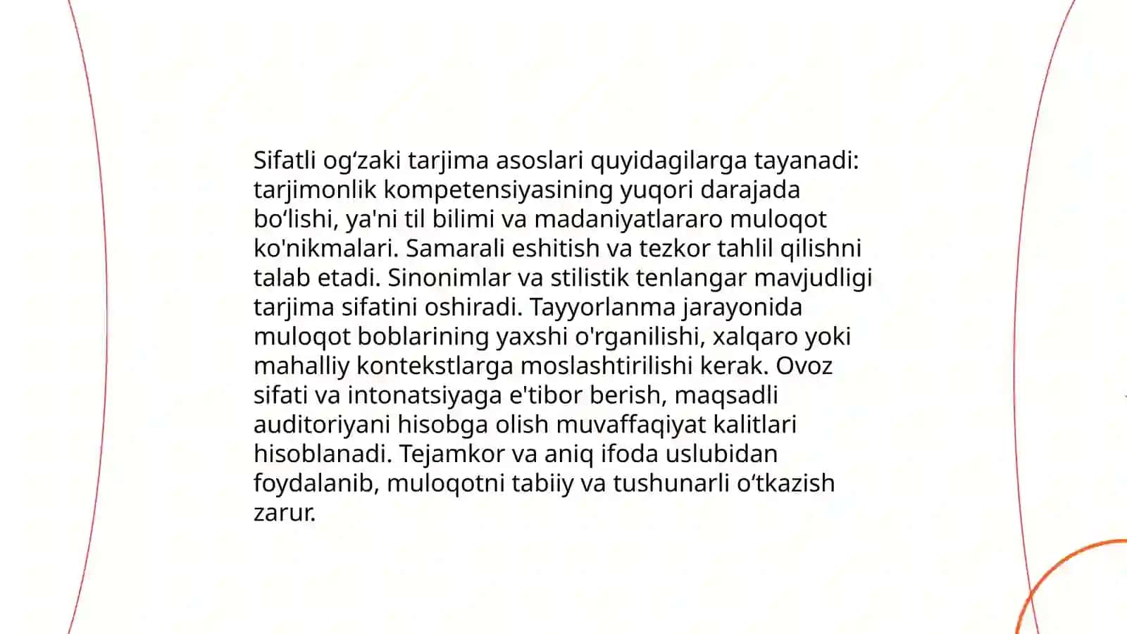 Ogʻzaki tarjima metodlari 3