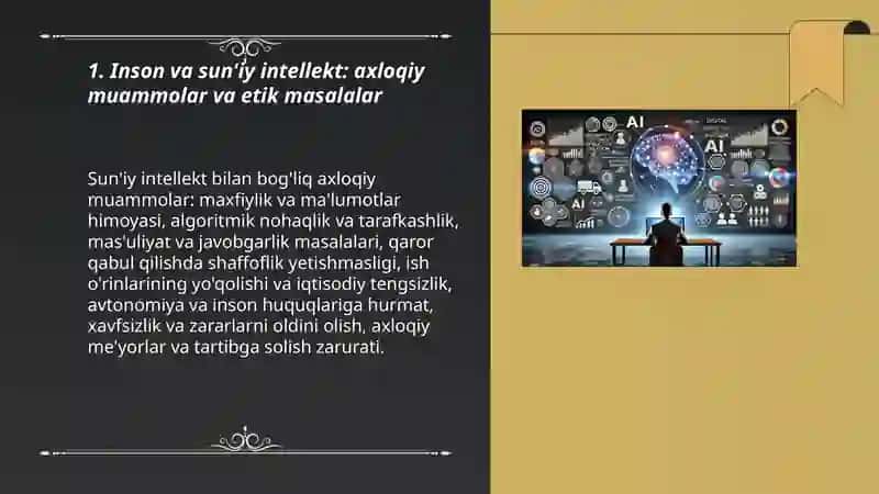 Inson va sun'iy intellekt 3