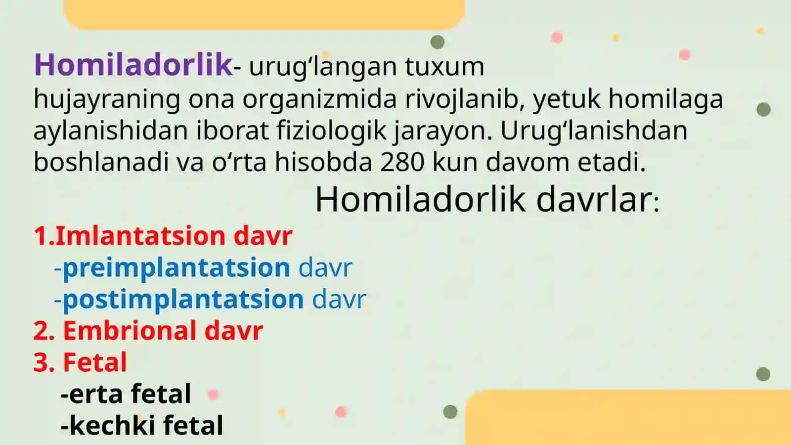 Ona qornida rivojlanish patologiyalari 3