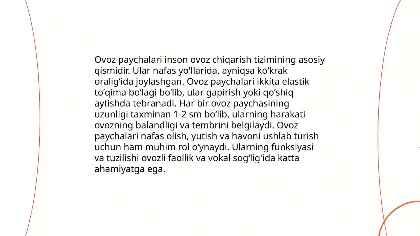 Ovoz paychalari va ularning tuzilishi 3