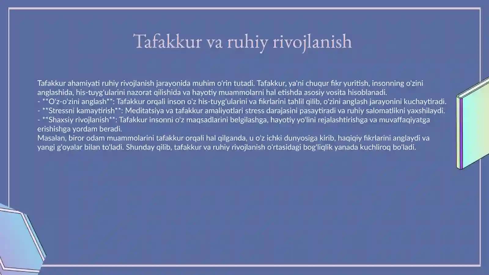 Tafakkur ahamiyati 3
