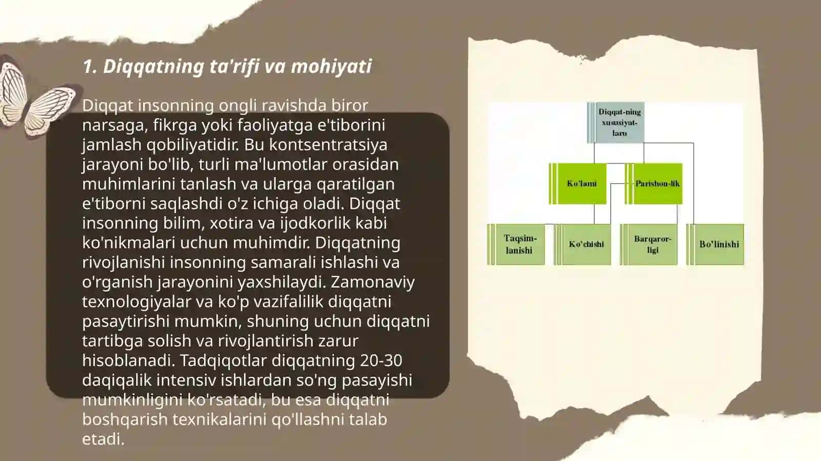 Diqqatning ta'rifi va mohiyati 3